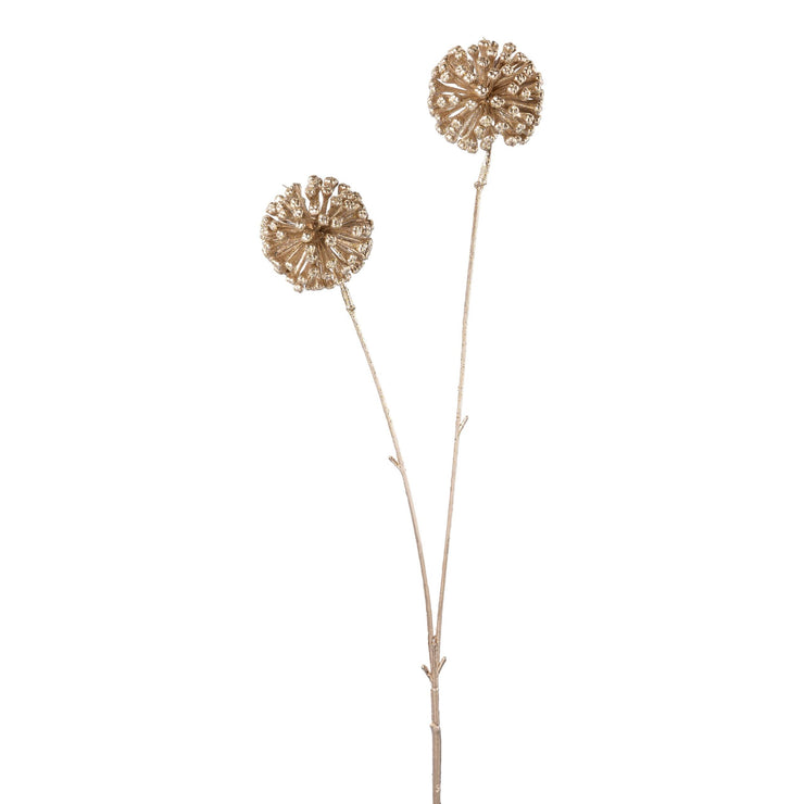Kunstige Blomster - Allium Champagne H 55 cm