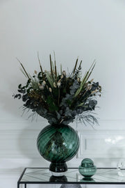 Vase MEADOW SWIRL H35 cm - Grøn Large