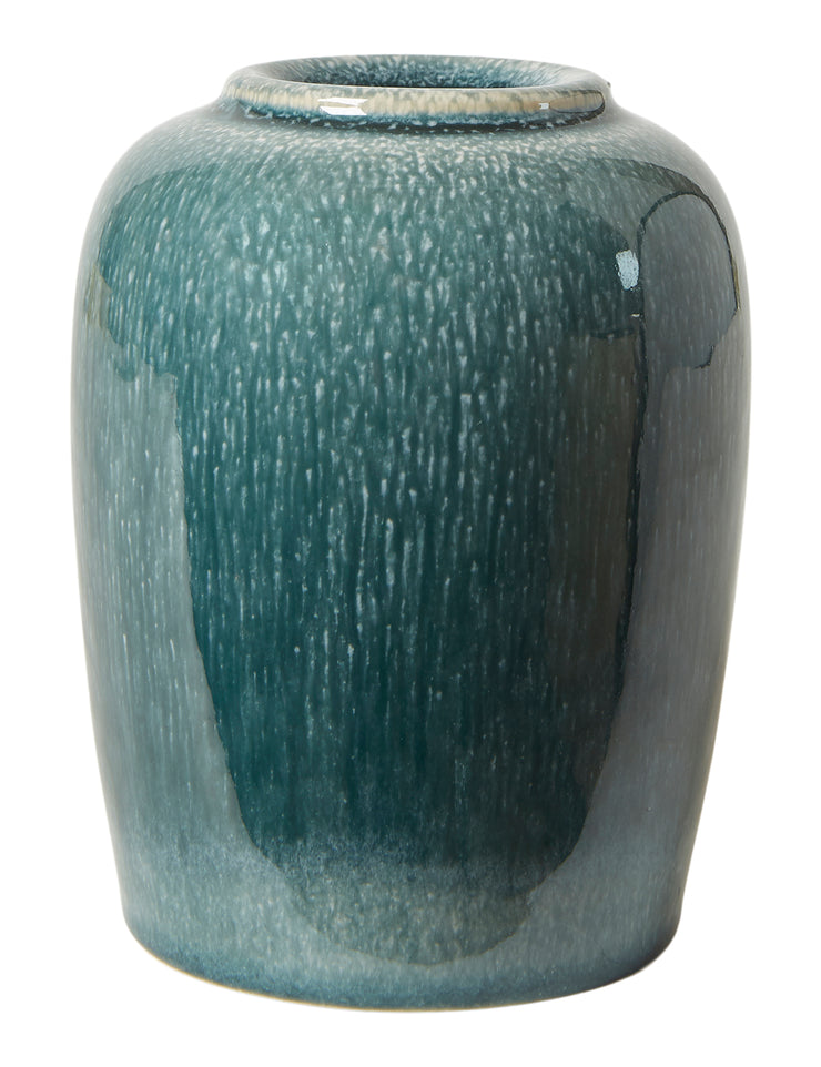 Vase Stentøj Havgrøn H 12cm