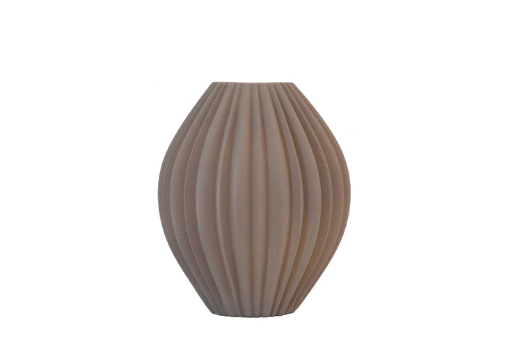 Vase LUNA H25 cm - Brun