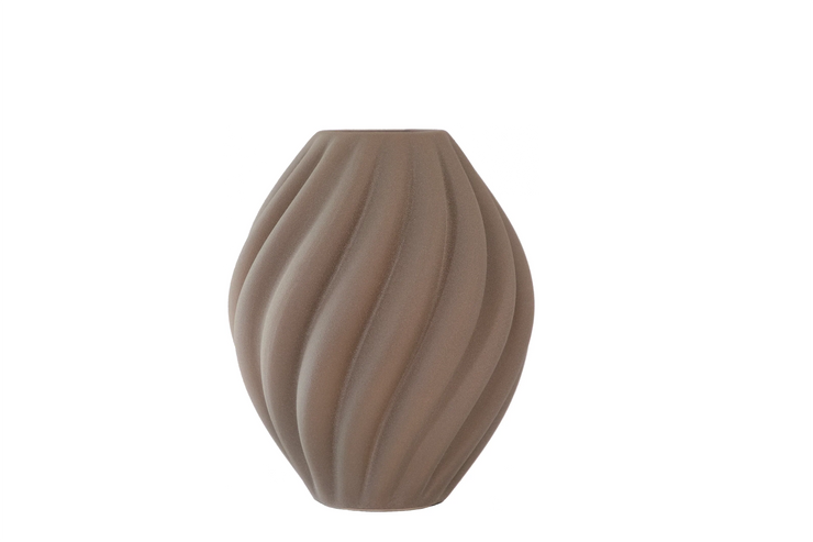 Vase FLORA H25 cm - Brun