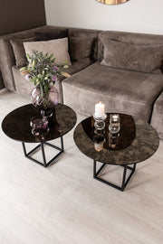 Coffee Table SHADE Sort/Bronze D60cm