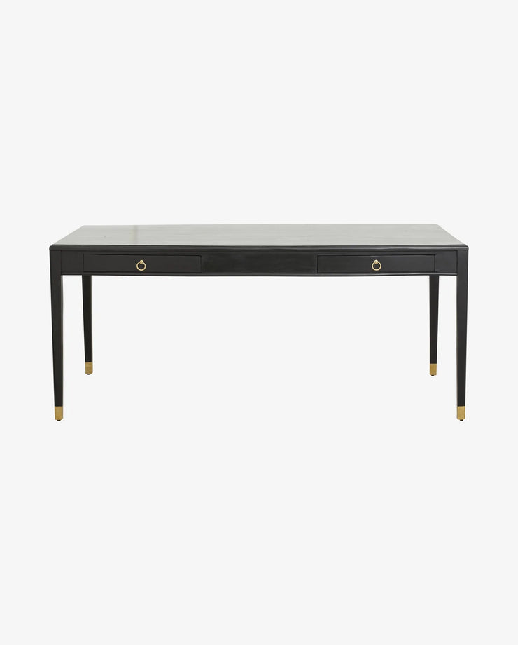 Skrivebord Sort  -  Mangotræ - 90x179cm