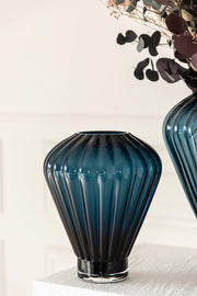 Vase EVELYN H27 cm - Blue