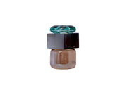 Krystal lysestage BALLOTA - Mint/Smoke/Champagne - H 11cm