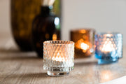 Lyshus Glas Blå Lille