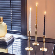 Lysestage Antik Guld Stor H31cm