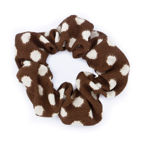 Scrunchie Brun/Creme
