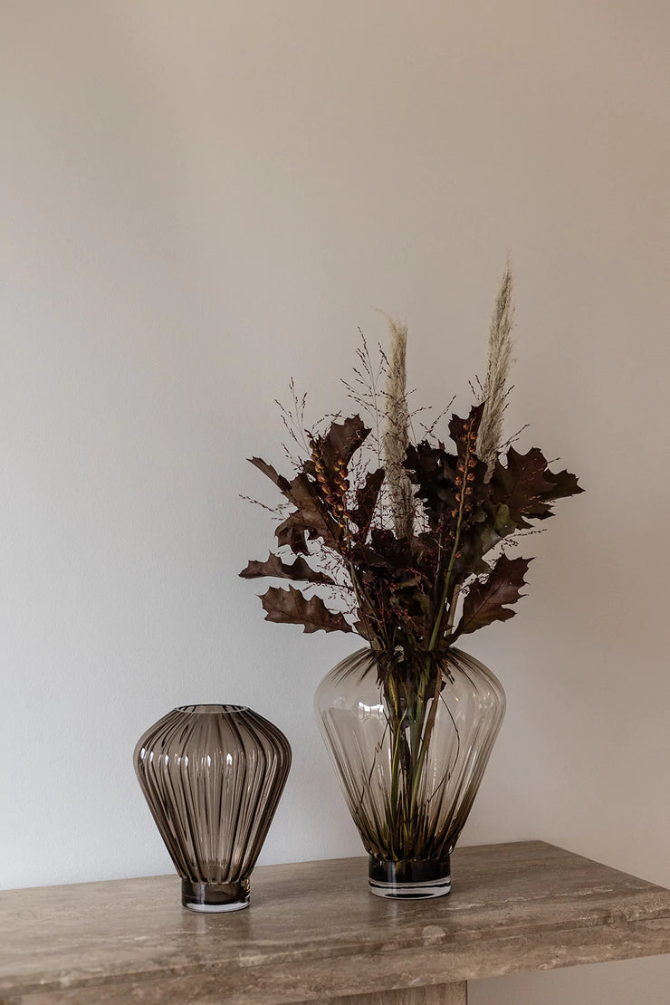 Vase EVELYN H27 cm - Topaz