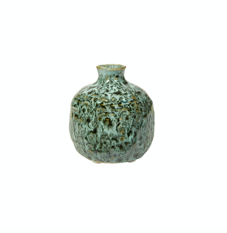 Vase Keramik Grøn H 9cm