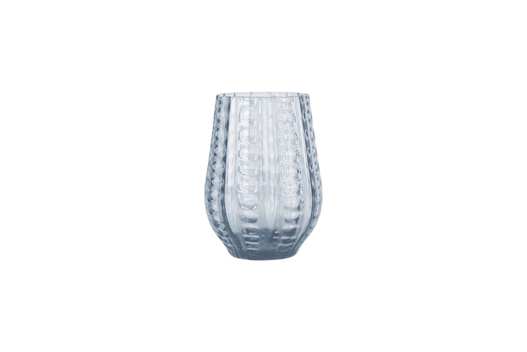 Twisted Drinking Glass - Blue